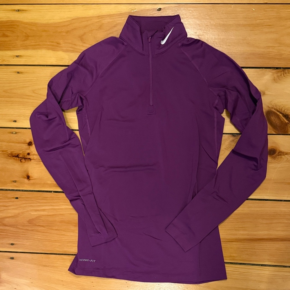 Nike Women’s Purple Half-Zip Performance Top